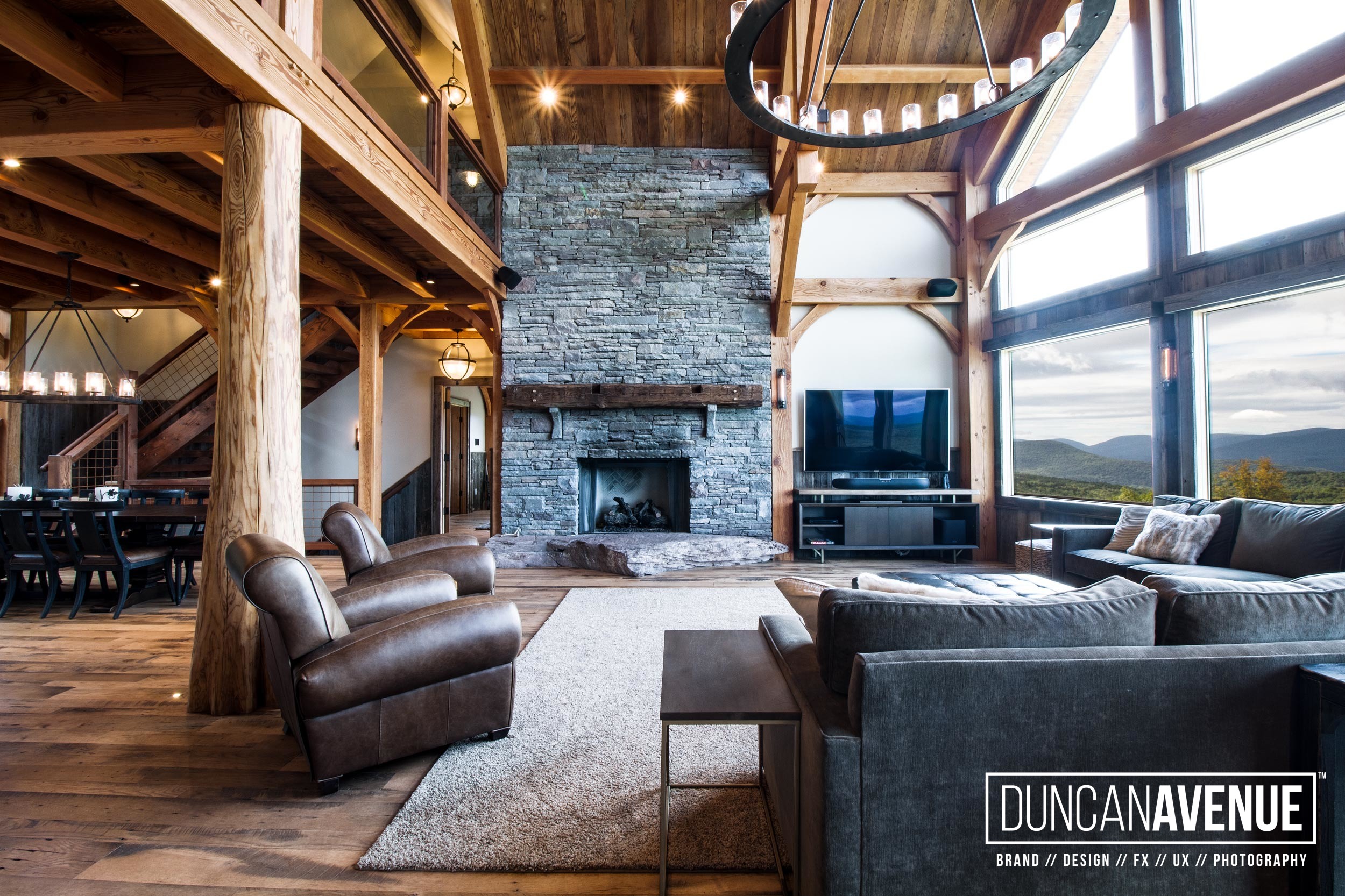Catskill Mountains - Hudson Valley - Real Estate Property Photoshoot by Duncan Avenue Studio