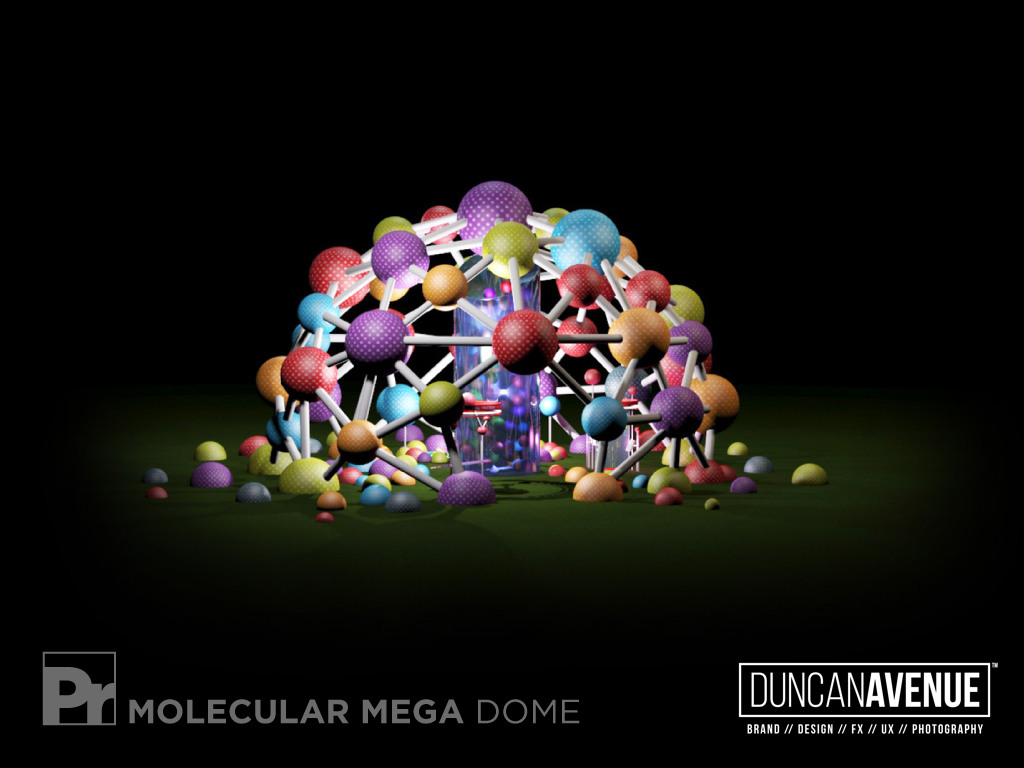 Molecular MegaDome - Exhibit Design Concept by Maxwell Alexander