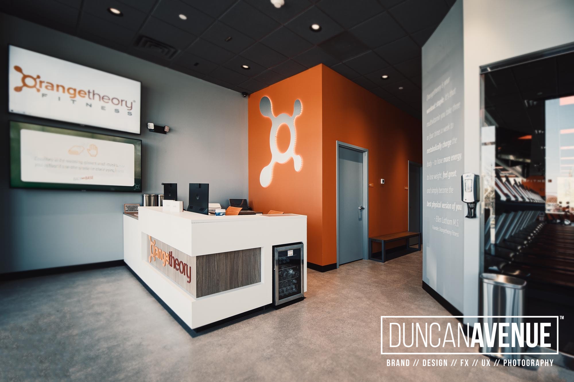 Orange Theory Fitness Photoshoot by Duncan Avenue Commercial and Business Photography Studio