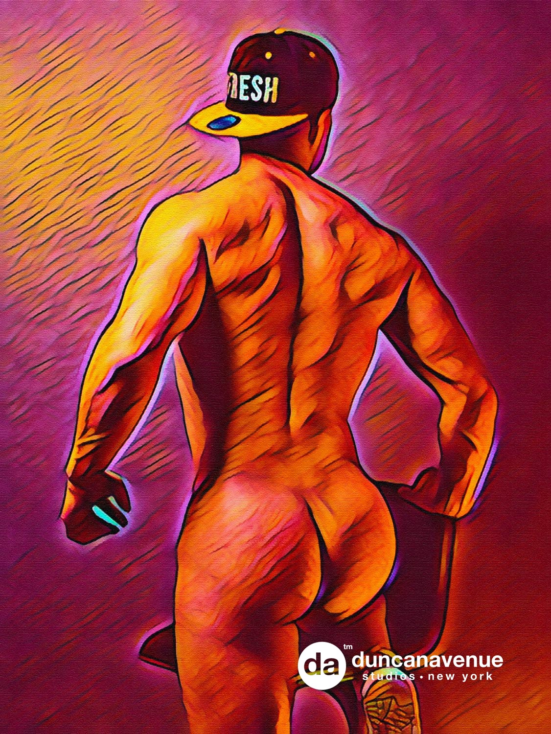 Erotic Gay Art / NFT Crypto Art / Digital Paintings / Homoerotic Art by Maxwell Alexander