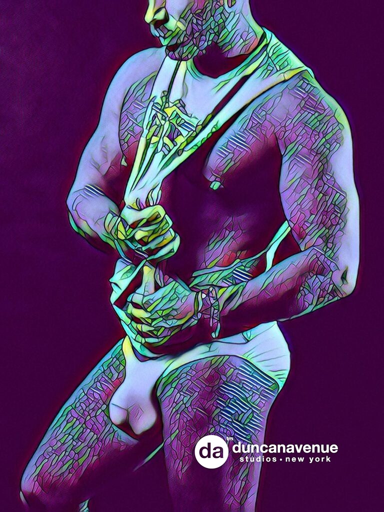 Erotic Gay Art / NFT Crypto Art / Digital Paintings / Homoerotic Art by Maxwell Alexander