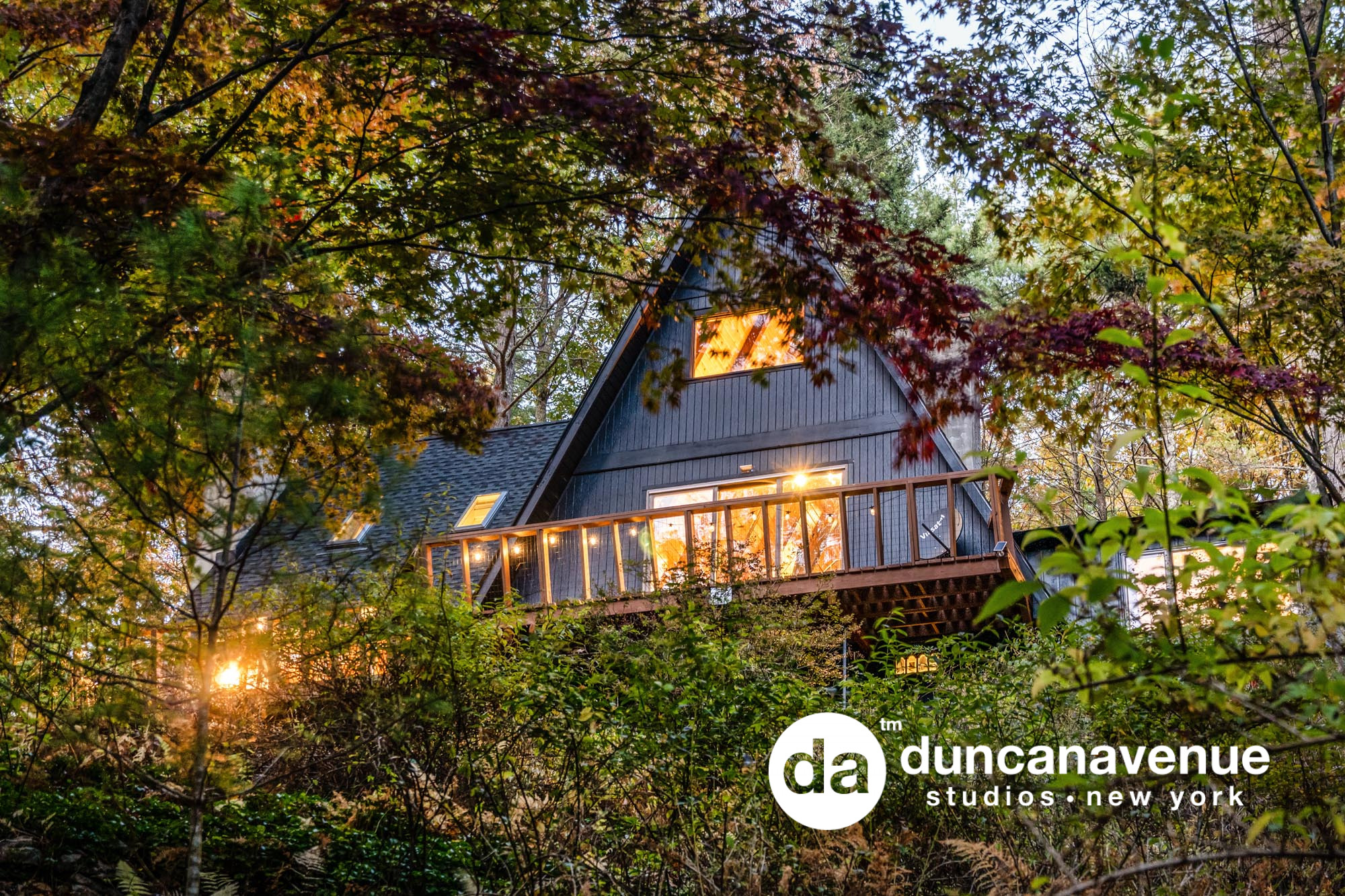 Catskill Mountains A-Frame Cabin – Hudson Valley Airbnb Photography for Alluvion Media
