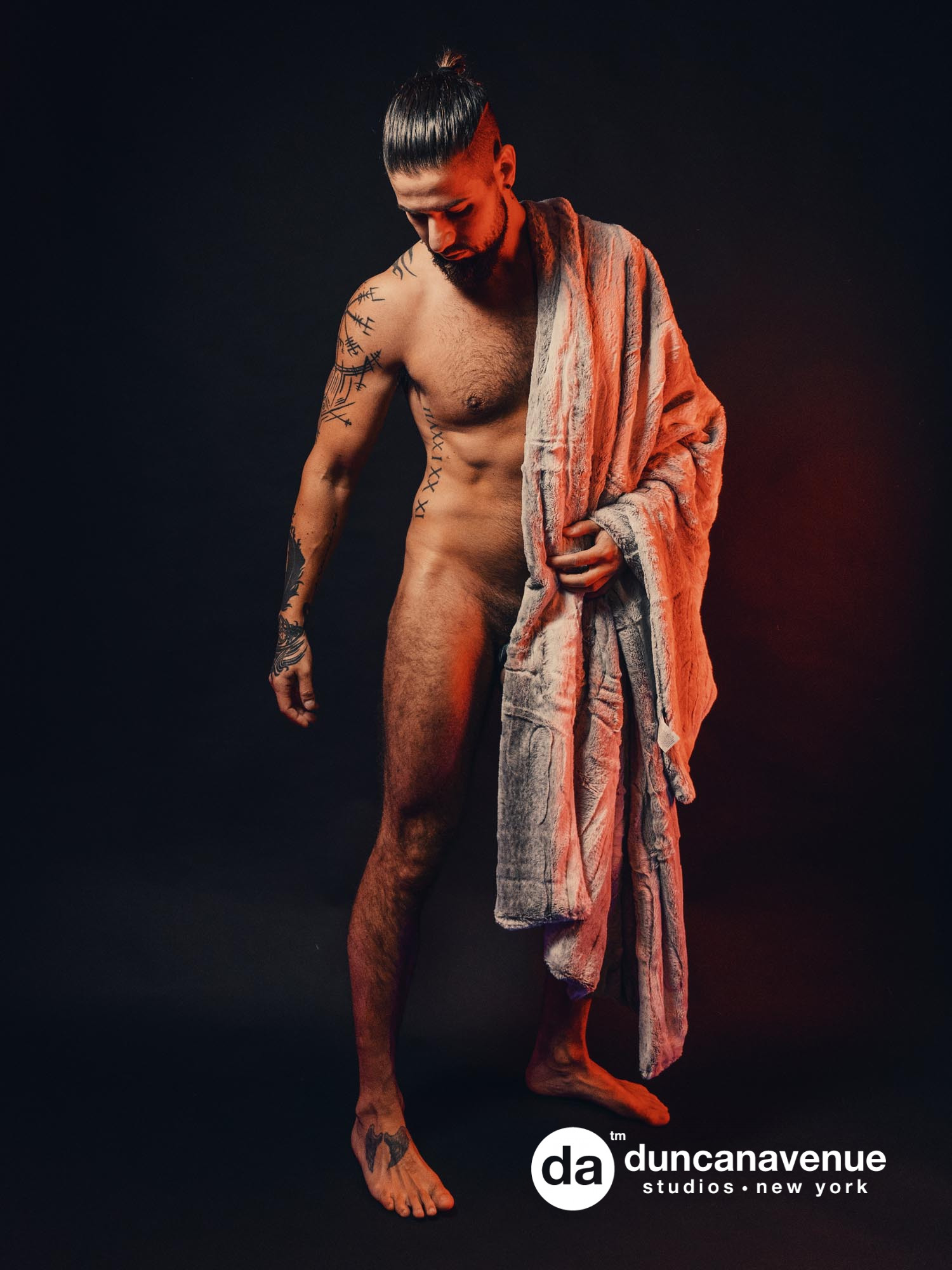 NYC Male Boudoir Photography by Maxwell Alexander – Duncan Avenue Studios – OnlyFans Photography – Nude Male Photo – Naked Male Photography