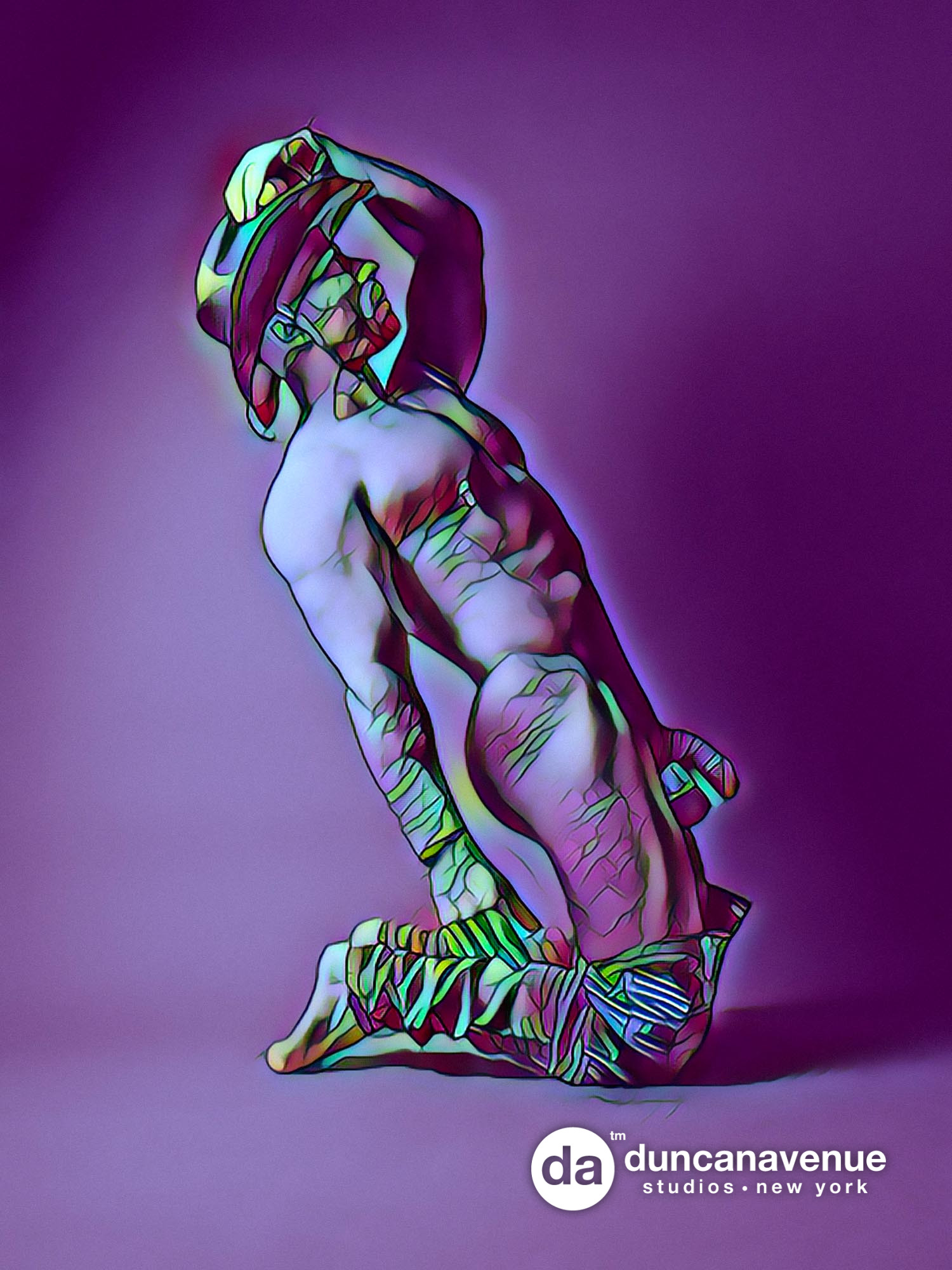 Discovering the Best Homoerotic Art for Sale: A Look at Maxwell Alexander's Vibrant AI-Collaborated Phallus Art