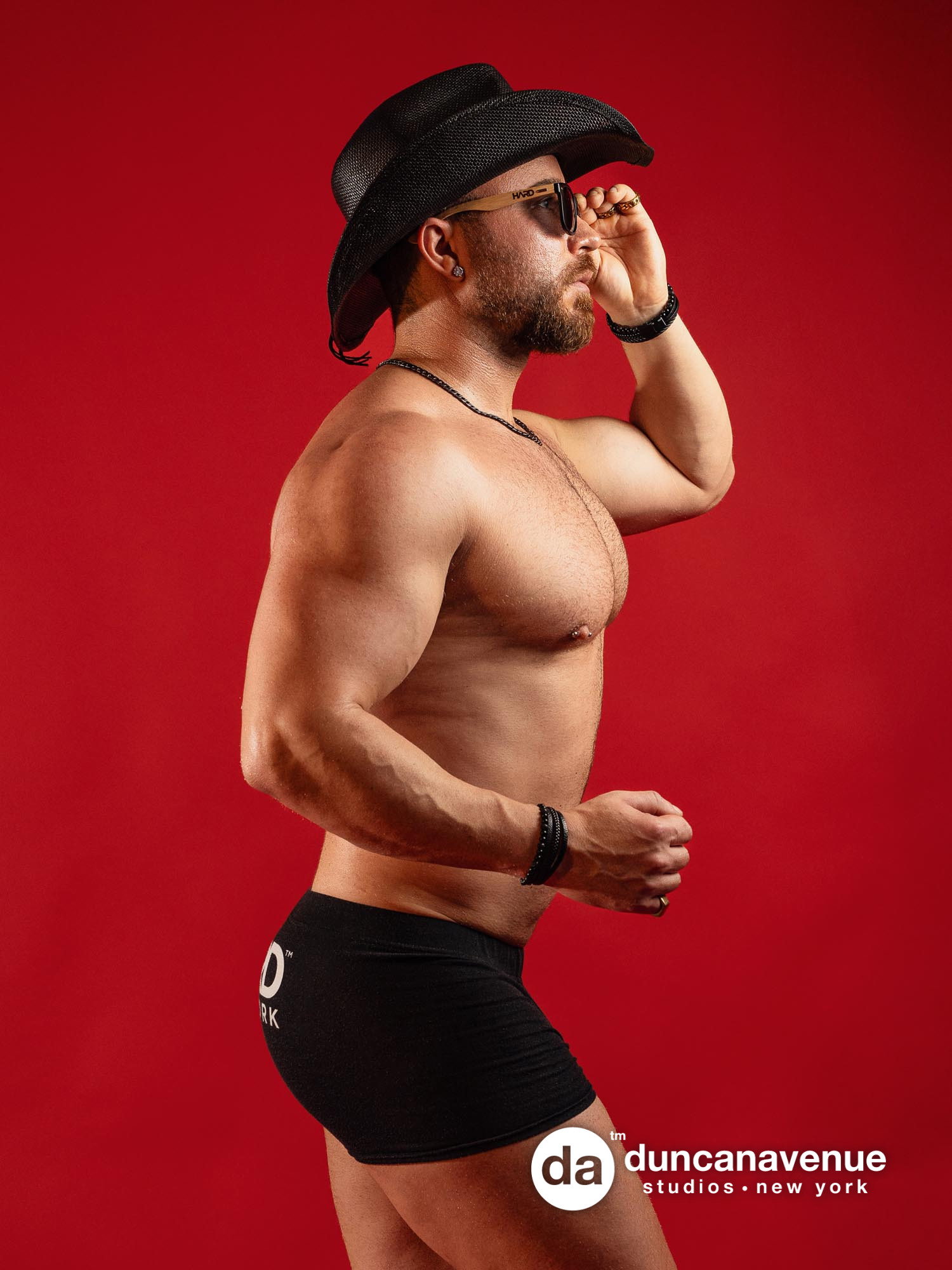 Lens on Sustainable Fashion – Fitness Model Maxwell Alexander X HARD NEW YORK – Cocky Cowboy Series – Fashion Photography by Maxwell Alexander