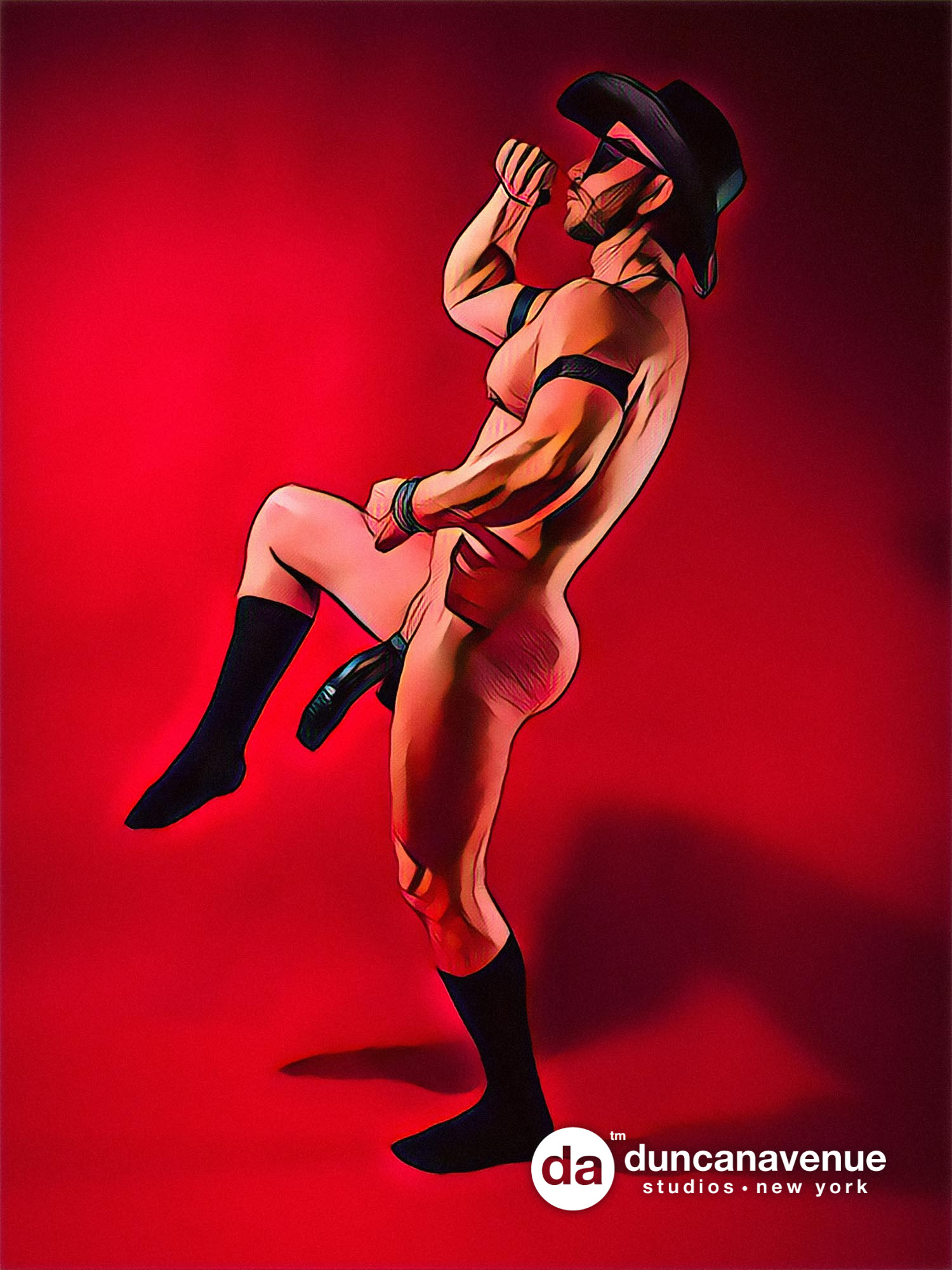 Homoerotic Queer Art by Maxwell Alexander